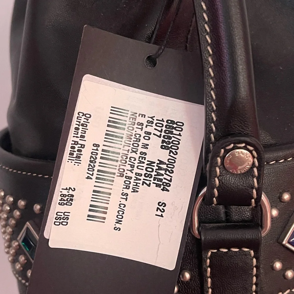 Saint Laurent Bahia Small Bucket‎ Bag black